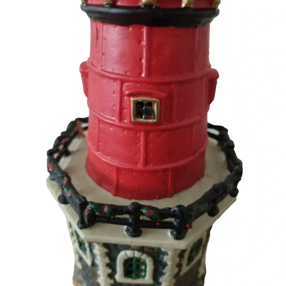Lighthouse Light Up Style Electrical Figurine Height 9.5 in Christmas
